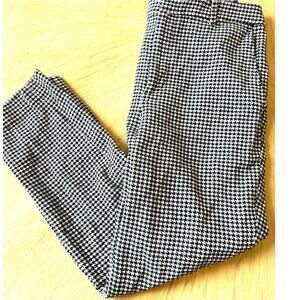 Ralph Lauren Black Label Houndstooth Women’s Pants 8 Crop Capri Office Work VTG
